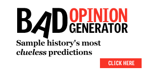 See our bad opinions