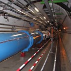 The tunnel inside the collider.