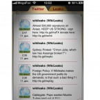 The WikiLeaks iPhone app offered users access to the site's controversial content.