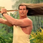 The aging Italian stud Fabio stars in a series of new Old Spice spots, one of which prominently features his gravity-defying hair.