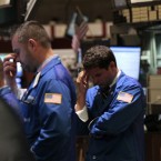 Traders on the floor of the New York Stock Exchange: The Dow's Thursday crash capped a 5.9 percent decline over two days, which is the worst slide since late 2008.