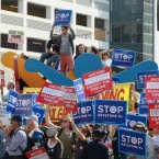Protesters rally in San Francisco against the construction of the Keystone XL oil pipeline: The controversial Midwest oil pipeline could help reduce our reliance on the Persian Gulf.