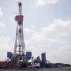 A drill site in Pennsylvania: Deep underground drilling for oil and natural gas may be putting stress on fault lines and contributing to a flurry of earthquakes.