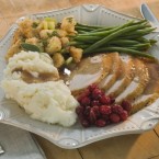 Between the turkey and all the sides, the average person will consume roughly triple his or her recommended daily intake of calories this Thanksgiving.