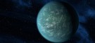 An artist's conception of Kepler-22b, a planet 600 light years away from Earth, and the first confirmed planet outside our solar system that could conceivably harbor life as we know it.