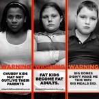 Print ads from Atlanta's "Strong 4 Life" campaign against childhood obesity.