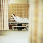 Big-city hospitals are seeing a growing number of patients sticking around long after their care is complete, simply because they have no other place to go.