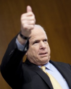 Sen. John McCain (R-Ariz.) endorsed Mitt Romney for president on Wednesday, just as the former Massachusetts governor did for McCain after dropping out of the 2008 race.