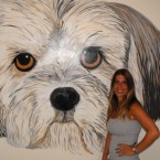 Danielle Tarantola was so heartbroken when her dog Trouble died that she saved everything he touched, including the water left in his bowl.