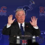 Former Mississippi Gov. Haley Barbour at the RNC conference last June: As outgoing governor, Barbour pardoned a shocking 26 inmates sending the state into disarray.