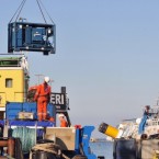 A salvage team prepares to begin recovering thousands of tons of fuel from the capsized Costa Concordia.