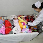 Chinese nurses take care of newborns Monday: Chinese parents are eager to have children during the Year of the Dragon, the most auspicious zodiac sign in Chinese culture.