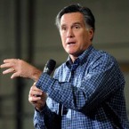 Mitt Romney speaks at a campaign stop in Minnesota: Newt Gingrich vows that his campaign's "people power" will overcome the wealthy Romney's giant campaign war chest.