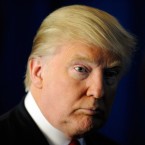 Real estate mogul Donald Trump endorsed GOP frontrunner Mitt Romney for president on Thursday, declaring that "Mitt is tough. He is smart."