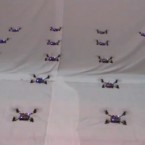 Mini-helicopter robots fly in formation: Researchers hope these machines could one day serve as surveillance bots.