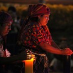 Indigenous Mayans during a ceremonial prayer to welcome the upcoming December 2012 end to the Mayan calendar: Many true-believers insist the world will end when the calendar does.