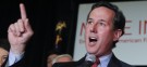 Rick Santorum stymied Mitt Romney's momentum on Tuesday, sweeping to victory in Colorado, Minnesota, and Missouri, giving Santorum more total wins (four) than Romney (three).