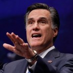 Mitt Romney won the Conservative Political Action Conference straw poll with 38 percent of the vote Saturday, though second-place finisher Rick Santorum is crying foul.