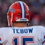 Tim Tebow during his University of Florida days: The quarterback, who was home schooled but played for a public school's team, is inspiring laws that give other homeschooled kids that right.