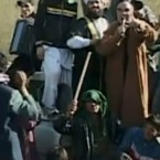 Afghan demonstrators took to the streets for the fourth straight day on Friday, shouting anti-American slogans and violently protesting the U.S. military's burning of Korans.