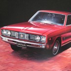 An original '70s-era advertisement for the Datsun Cedric: Nissan is resurrecting the iconic, fuel-efficient fleet.