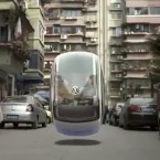 This conceptual hover car, as seen in this artist's conception, was one of 119,000 submissions generated by VW's Chinese design contest.
