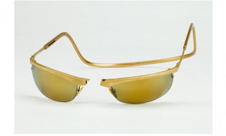 For those who have everything: CliC Gold Sport sunglasses
