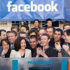 Mark Zuckerberg applauds after ringing the Nasdaq's opening bell on Friday: In the first 30 seconds of trading, 80 million Facebook shares changed hands.