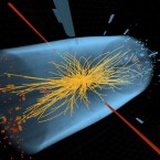 An undated computer graphic of the proton-proton collision that may result in the "God particle": Some U.S. researchers are now questioning whether their European counterparts actually discovered the God particle.