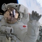 Take a whiff: After spacewalks, astronauts' space suits are said to carry a lingering, unpleasant metallic smell.