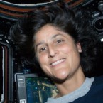 NASA astronaut Sunita Williams, pictured in the International Space Station on July 27, has now run a marathon and, most recently, a triathlon while in space.