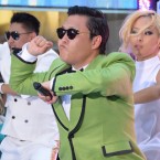 South Korean rapper PSY demonstrates his bizarre, globally inspiring horseriding dance on the Today show.