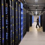 Facebook's newest data center in Forest City, N.C.: The information generated by the site's nearly one billion users requires these outsize server facilities.
