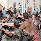 The Walking Dead's third season premiere sees the main characters mass-killing zombies, but this time in a prison setting.&nbsp;