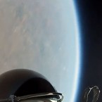 Try to keep your lunch down: This helmet-camera footage of Felix Baumgartner's space jump is dizzying.