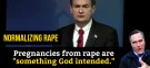 Presidential candidate Mitt Romney endorsed Indiana Senate candidate Richard Mourdock, who's since said that pregnancies from rape are "something God intended."