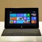 Microsoft's Surface tablet boasts a (sold-separately) keyboard flap that turns the slab into a laptop of sorts.