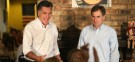 Mitt Romney and Indiana Senate candidate Richard Mourdock (R-Ind.) greet supporters at a campaign event on Aug. 4.