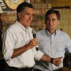 Mitt Romney campaigns with Richard Mourdock in August: Romney says he&nbsp;doesn't share the Indiana Senate candidate's views on abortion.