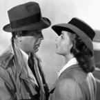 Humphrey Bogart and Ingrid Bergman in a scene from the 1943 classic Casablanca.