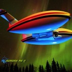 A rendering of the helium-filled airship researchers hope to use to search for Bigfoot.