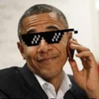 In this post-election gif, President Obama looks rather smug.