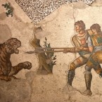 A Byzantium mosaic: In prehistoric times, humans who weren't smart enough to kill their prey or avoid being eaten by them died. According to a Stanford researcher, present-day people are nowhere near as intelligent as these ancestors.