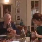 In Home for the Holidays, the family laughs after Robert Downey Jr.'s character sends the remains of the turkey flying into a guest's lap.