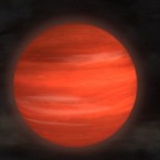 An artist's rendering shows "super-Jupiter," formally known as Kappa Andromedae b.