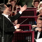 Leader of the pack:&nbsp;Riccardo Muti conducts his orchestra during a concert at the Vatican in May.