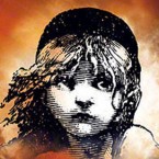 The Les Miserable Broadway cover (left) and an original illustration from Victor Hugo's book.