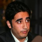 Bilawal Bhutto speaks at a press conference in 2008 in London while he was studying at Oxford University.