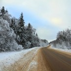 In the upper Midwest when snow meets dirt it's called snirt.