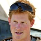 Prince Harry gives a TV interview at the British controlled flight-line in Camp Bastion last November in Afghanistan.